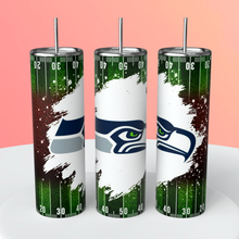 Load image into Gallery viewer, Tumbler Glow in the Dark Seahawks